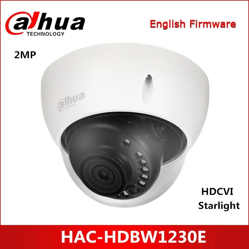 

Камера видеонаблюдения Dahua Starlight HDCVI, умная Водонепроницаемая инфракрасная камера, 2 Мп, 30 м, для помещений и улицы