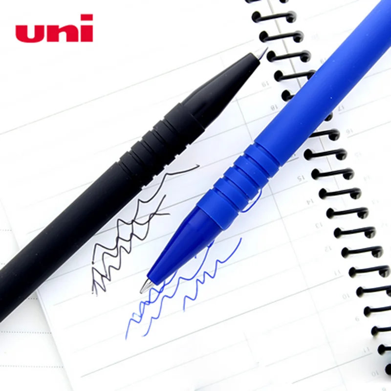 Шариковая ручка Mitsubishi Uni 4 шт./лот с черными и синими чернилами 0 7 мм|writing supplies|ballpoint