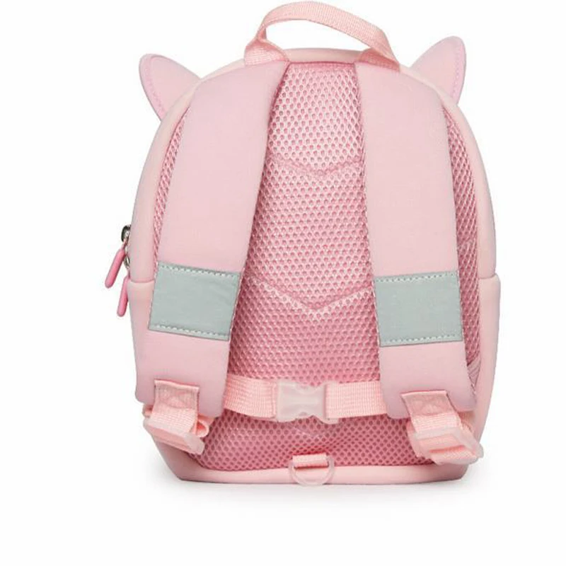 School Bag 3D Cartoon Animal Unicorn Neoprene Boy Student Kid Kindergarten Orthopedic Satchel for Girl Children Mochila Backpack