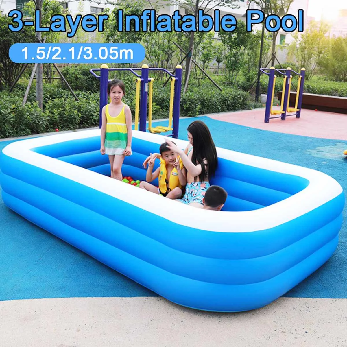 Inflatable Swimming Pools Baby Kids Family Pools Bathing Tub Large Removable Pools for Home Outdoor Garden Spa Exterieur