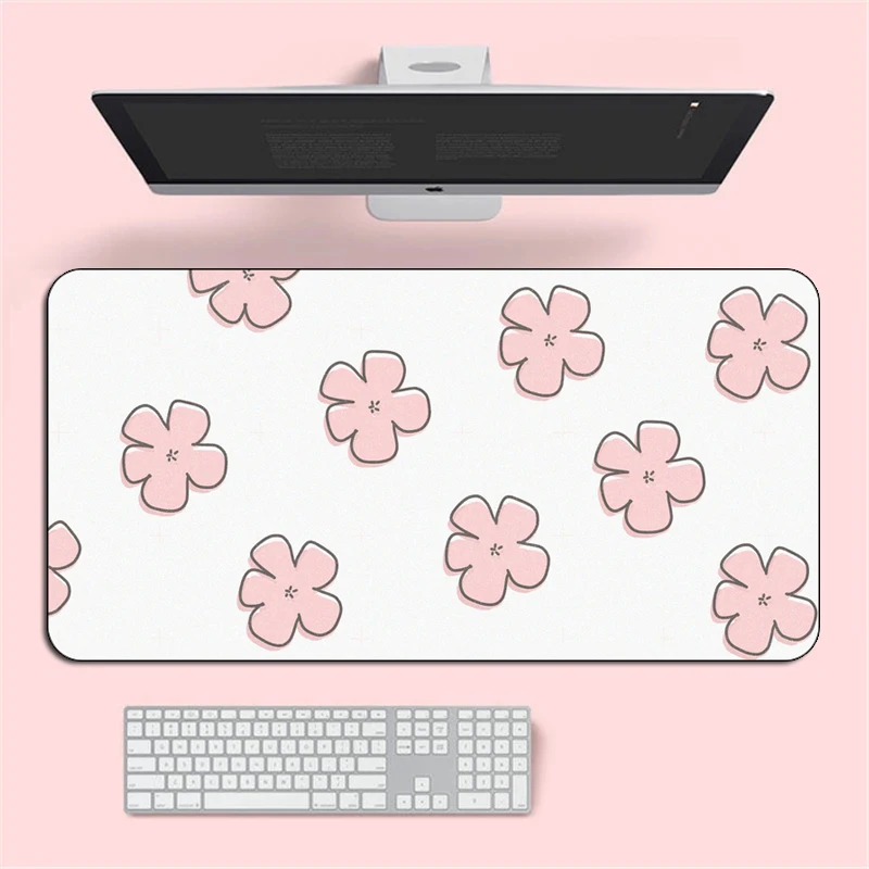 

Kawaii Mouse Pad Large Cute Mousepad Game Player Keyboard Mat Personality Creative Pink Tablecloth Stable Non-Slip Desk Cushion