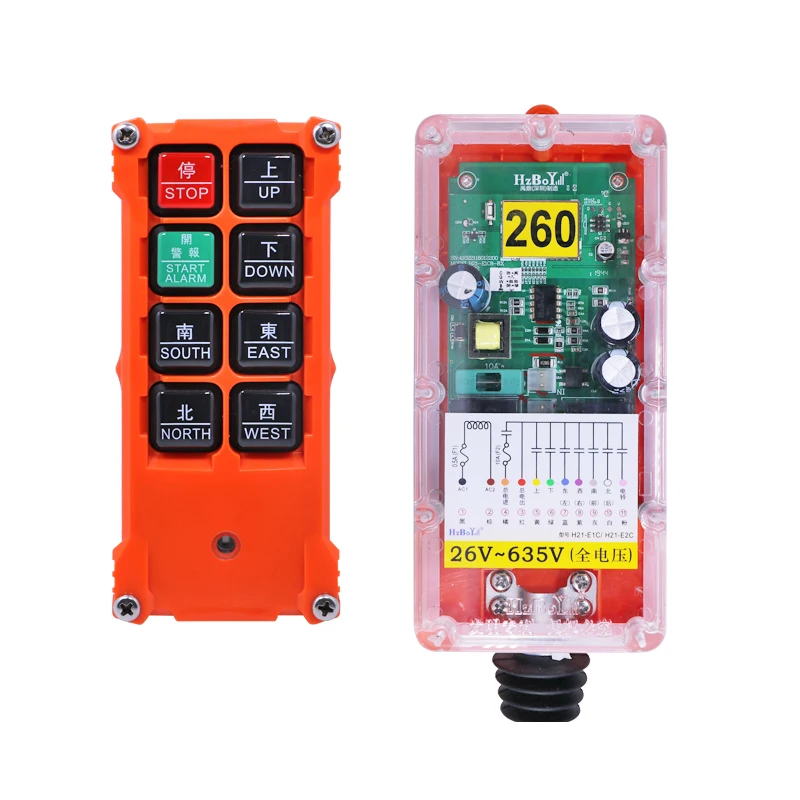 

New Waterproof Industrial Remote 26-635V Widely Voltage For Hoist Crane Lift