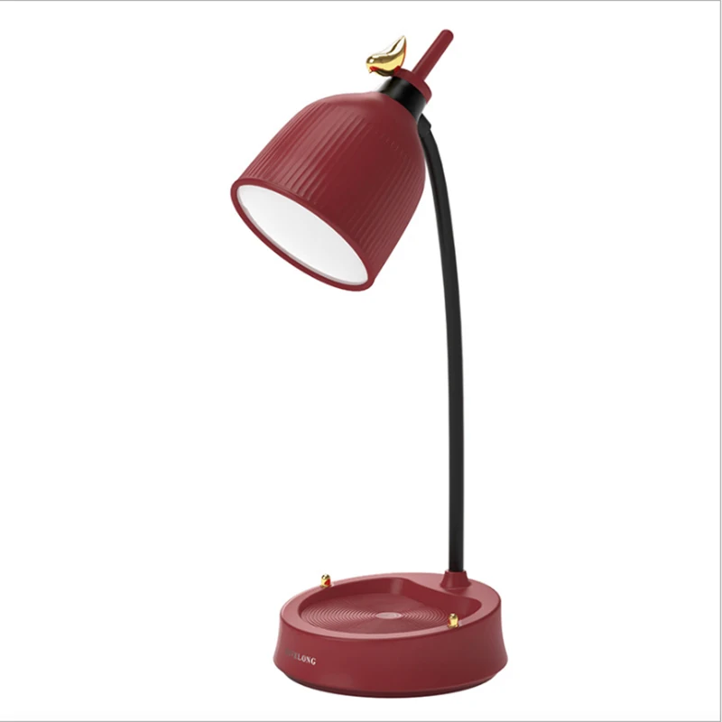 

LED Desk Lamp Touch Dimming Table Light USB Study Bedroom Bedside Read Lights Kids Learning Book Light for Home Living Room