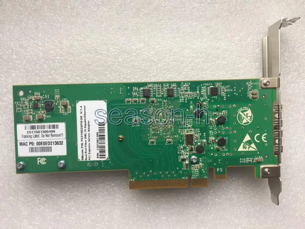 Silicom PE210G2SPI9-SR PE210G2SP19-SR Dual Port 10GB PCIE Adapter