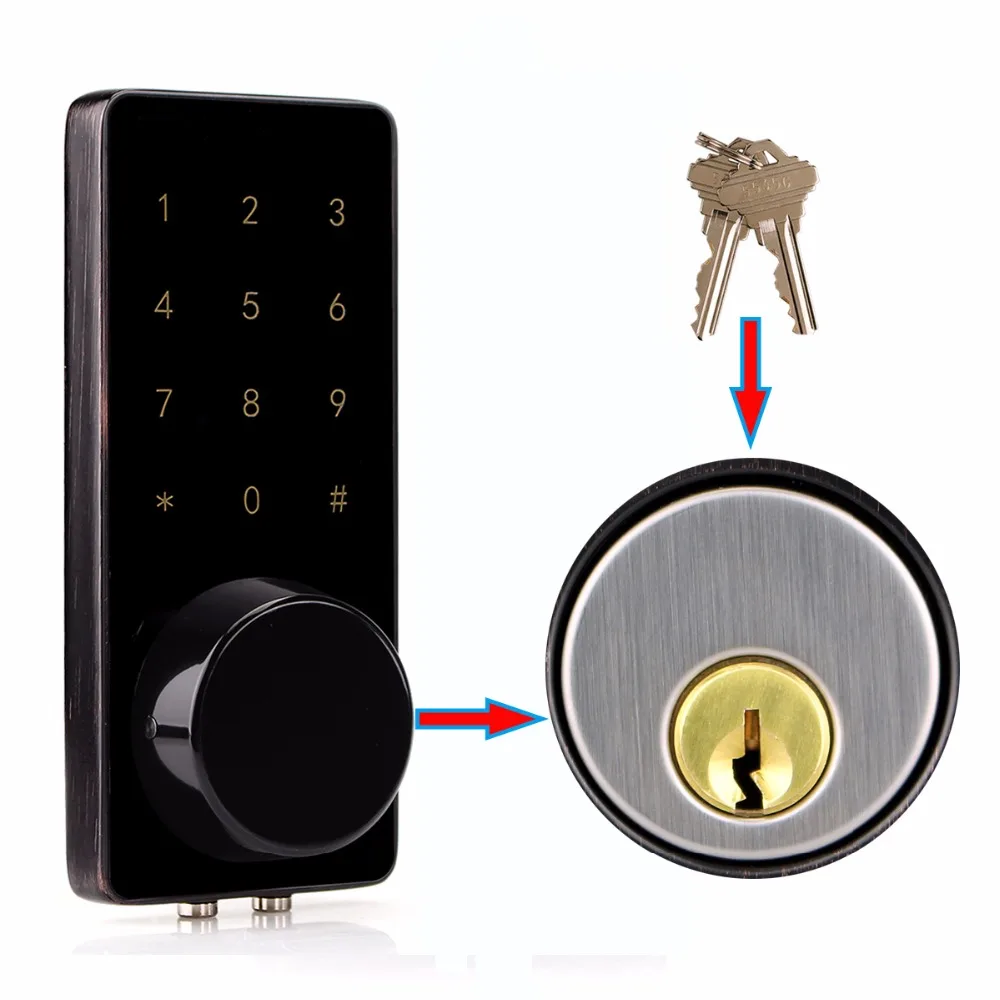 

Home lock password home office smart lock touch screen door lock