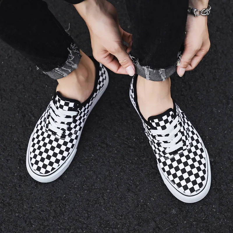 Парусиновая обувь Мужская и Женская Осенняя корейские пары Студенческая простая