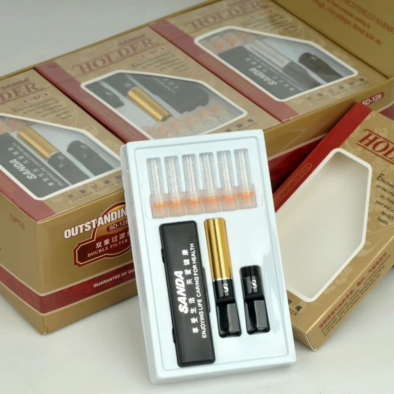 Держатель для сигарет Sanda с фильтром sd26 filters1set диаметром 8 мм мужские гаджеты