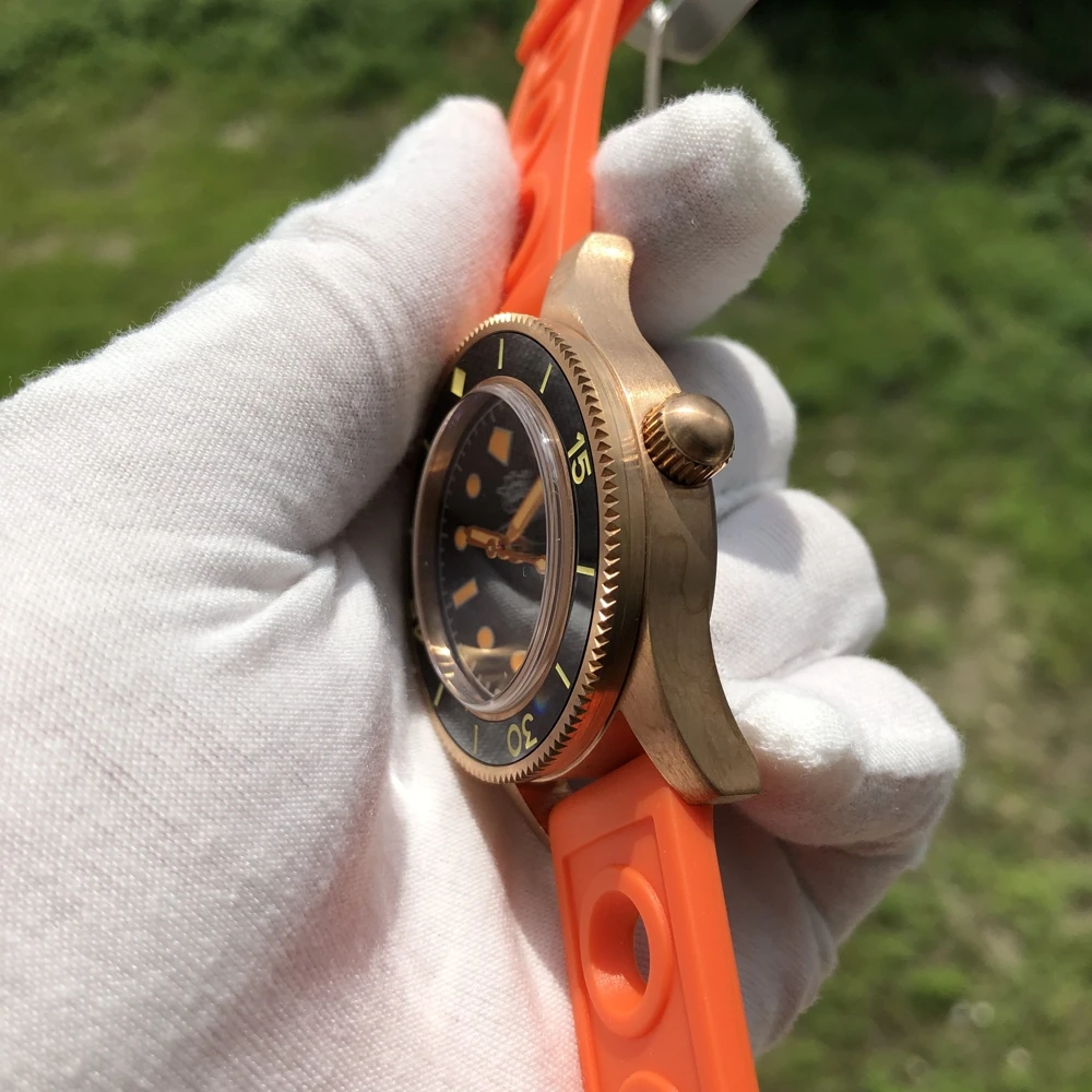 

Bronze Watch SD1952S Ceramic Bezel Blue Luminous Japan NH35 Movement Dive Watch Automatic