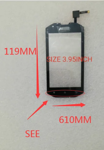 ZGY для SENSEIT R390/R390 + сенсорная панель со стеклянным датчиком сотового телефона в