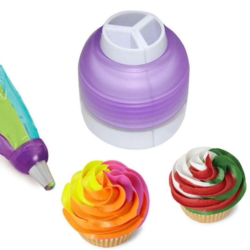 1 шт. 3 цвета торта муфта инструменты для выпечки кекс помадка печенья резак крема