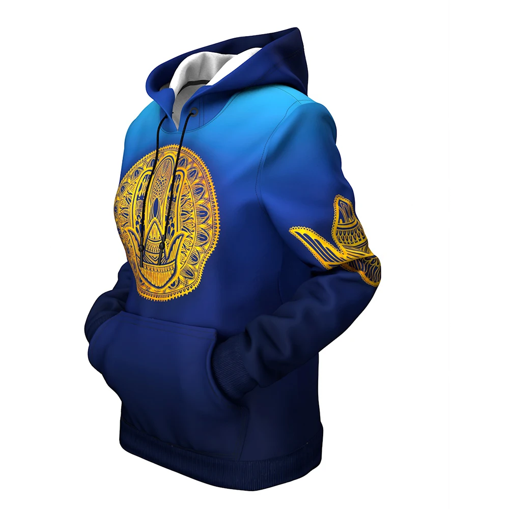 

High quality 3d print Hamsa, Oriental, Good Luck, Sacral, Ethnic unisex Female Hoodie