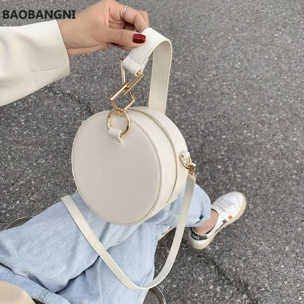 

Round Handbag Fashion Messenger Shoulder Bags For Women Crossbody Bag Classic Alligator Pattern Hand Purse Femal Bolsa