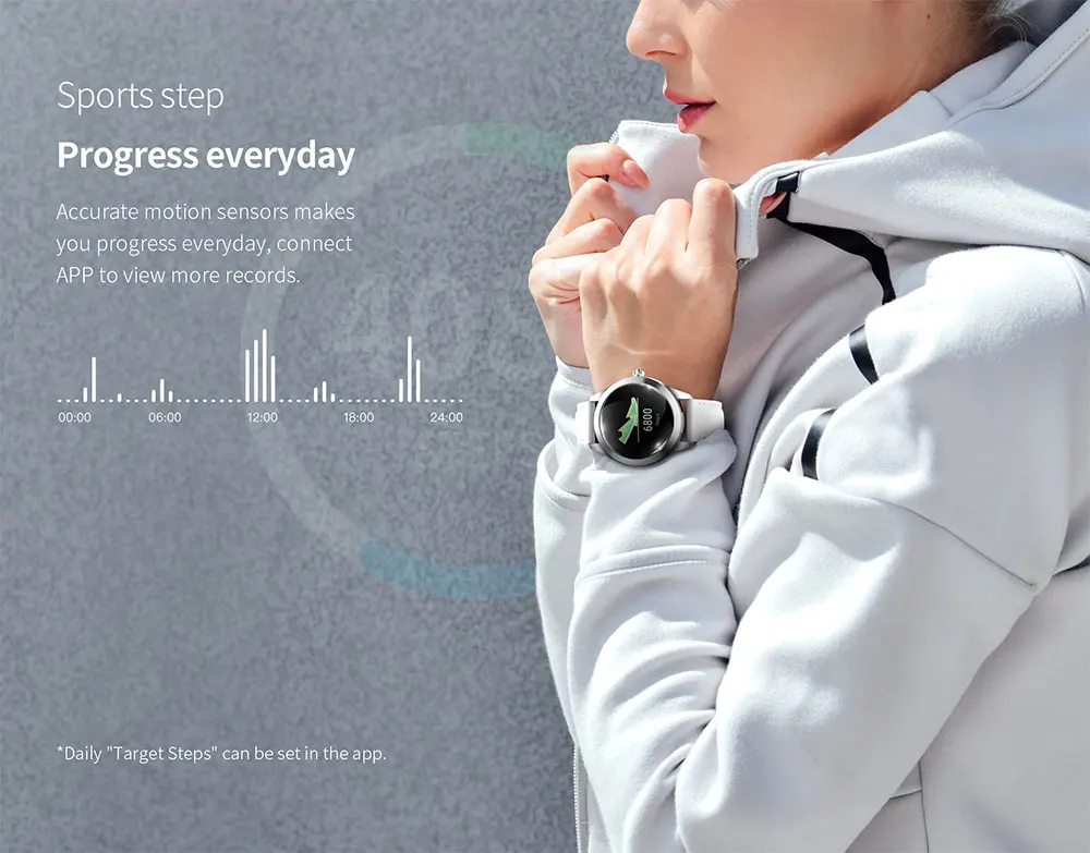 

SmartWatch Lady/Women Smart Watch Fitness Bracelet Heart Rate Monitoring Smart Band Bluetooth For Android IOS PK B57 Smart watch