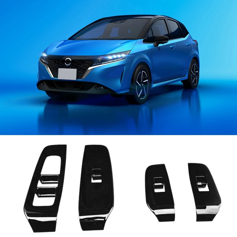 

Car Window Lifter Switch Panel Window Lifter Panel Window Lifter Switch Cover for Nissan Note 2021 2022 RHD