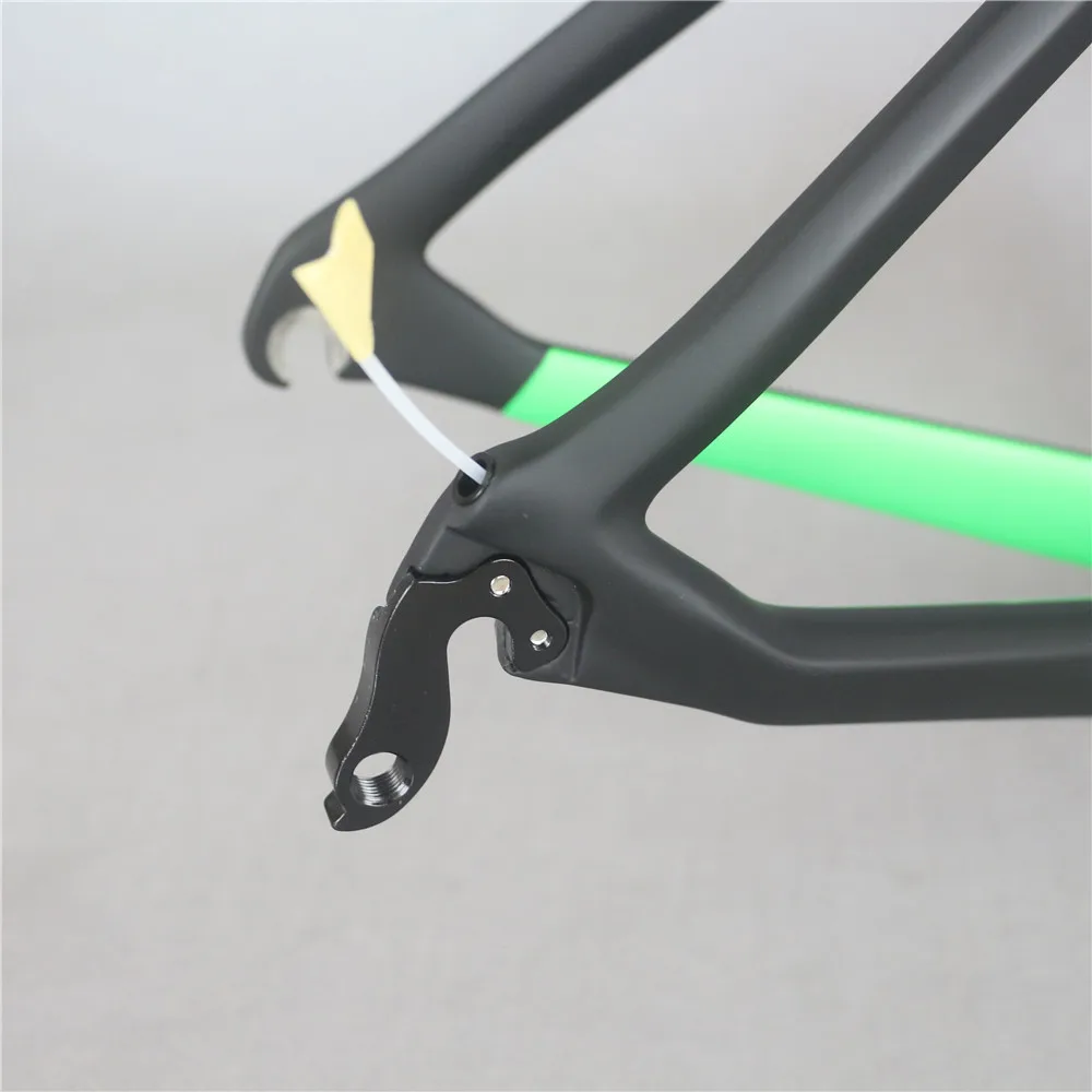 Изготовленная на заказ зеленая краска Aero шоссейные велосипеды рамки BB86