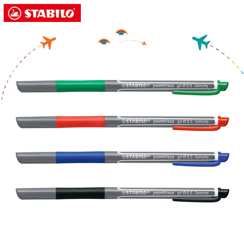 Гелевая Ручка Stabilo Высококачественная быстросохнущая Экологичная ручка для