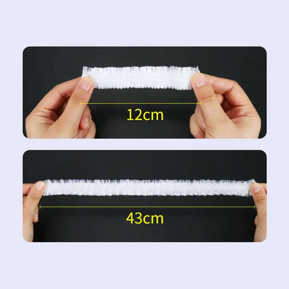 

100pcs Fresh Keeping Bags Dustproof Disposable Bowl Cover Vacuum Sealed Household Refrigerator Leftovers Bowl Cover