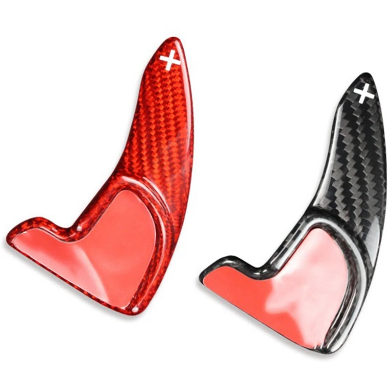 

Carbon Fiber Car Steering Wheel Paddle Shifter Cover for Dodge Challenger 2015-2020