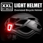 Шлем велосипедный NEWBOLER для мужчин, спортивный шлем большого размера со светодиодсветильник кой, зарядка через USB, XXL