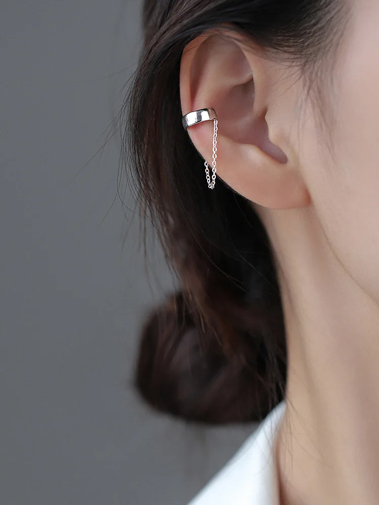 Ювелирные изделия для ушей из серебра s925 пробы ювелирные с клипсой ретро-клипса