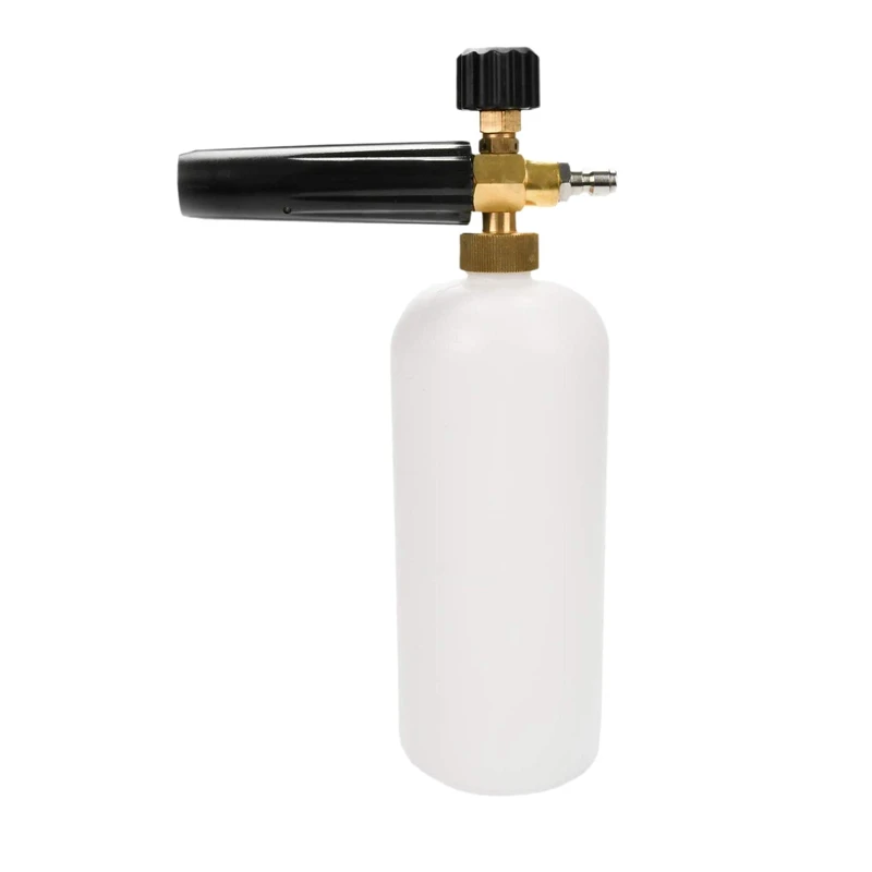 

Foam Cannon with 1/4 inch Quick Connector for Pressure Washer and 1L Bottle, Quick Release (Up to 3200 PSI)