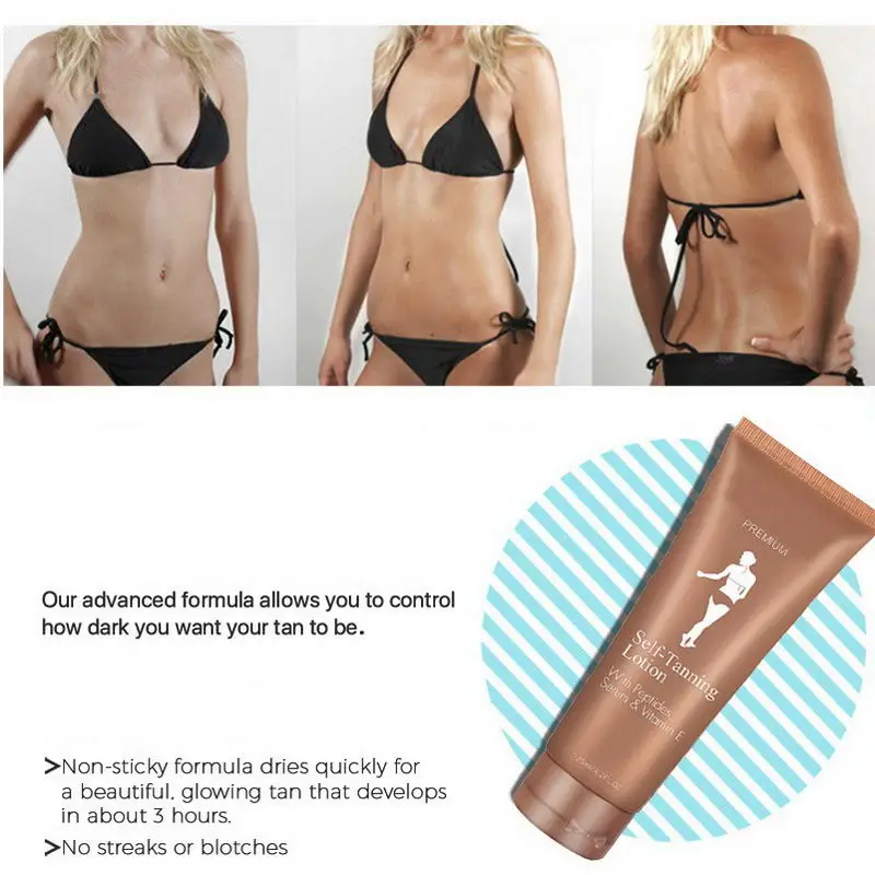 Красота черный крем для загара создать здоровую бронзовую кожу мужчин и женщин