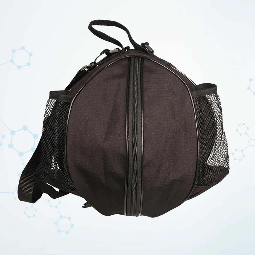 

Multifunction Basketball Carrying Shoulder Bag Waterproof Sports Portable Drawstring Bag (Black)
