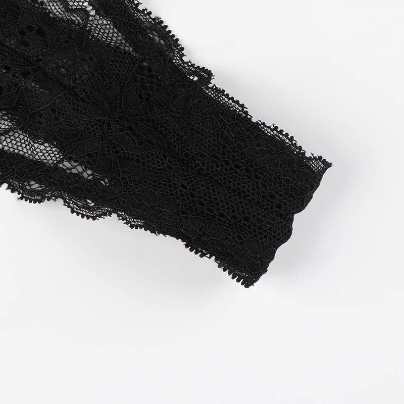 Missomo новые модные женские черные простые сексуальные цветочное кружево Т-перекрещивающиеся на спине лямки перспектива дышащие Эротические трусики