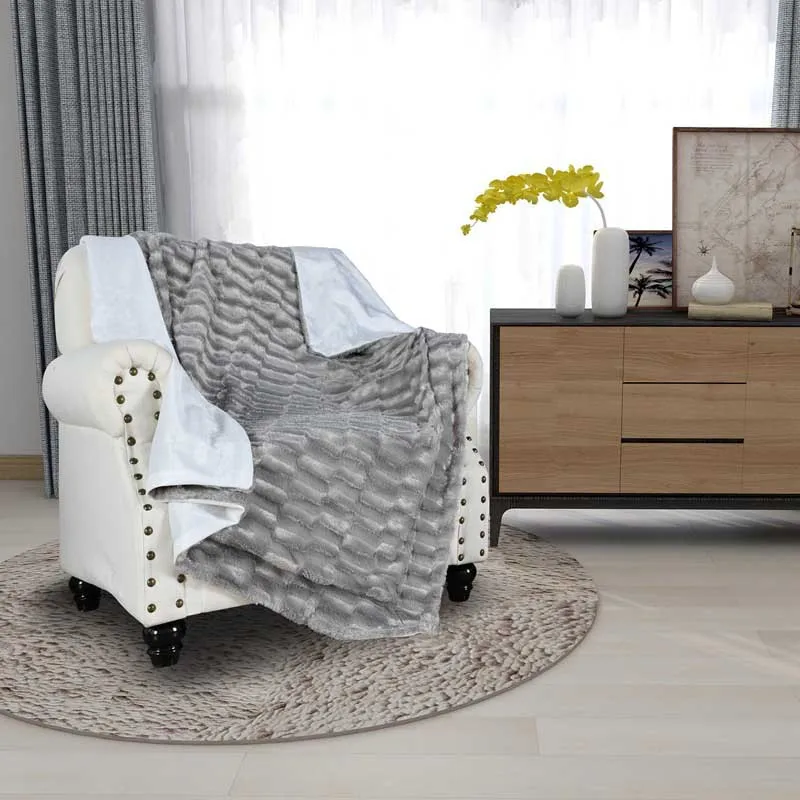 Безвредный для кожи коралловый бархат диван-кровать одеяло многофункциональный