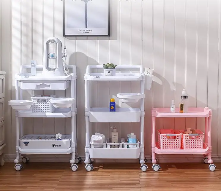 

Тележка для салона красоты, маникюрная тележка, специальная полка для салона красоты, высококачественный передвижной инструмент, автомоби...