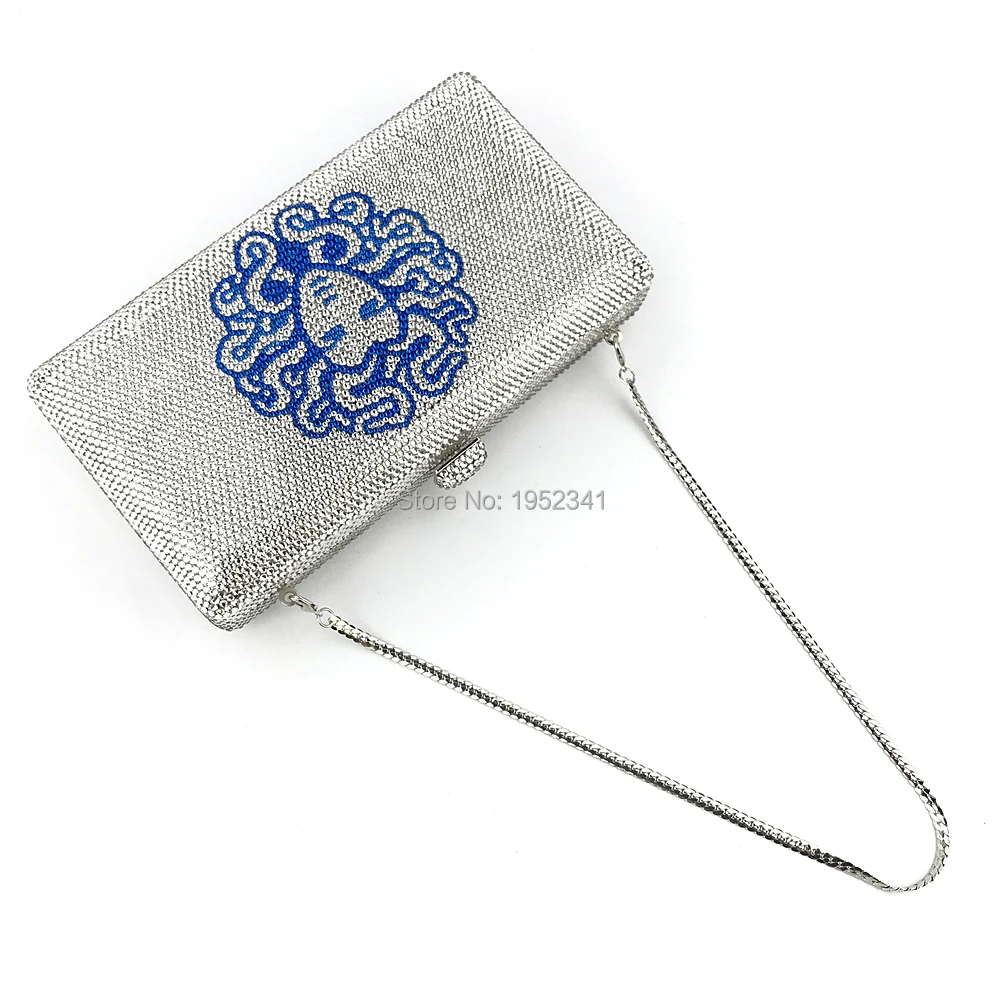 

OC4191 High quality handmade crystal evening bag custom personal crystal party clutch purse