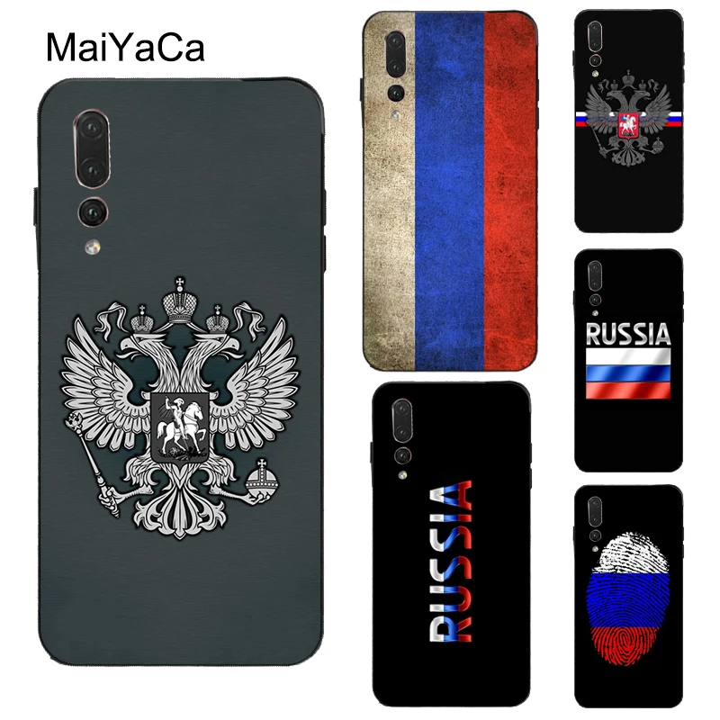 Чехол MaiYaCa с российским флагом для Huawei P30 Lite P10 P20 P40 Pro P Smart 2019 Z Mate 10 20 30 Pro|Бамперы| |
