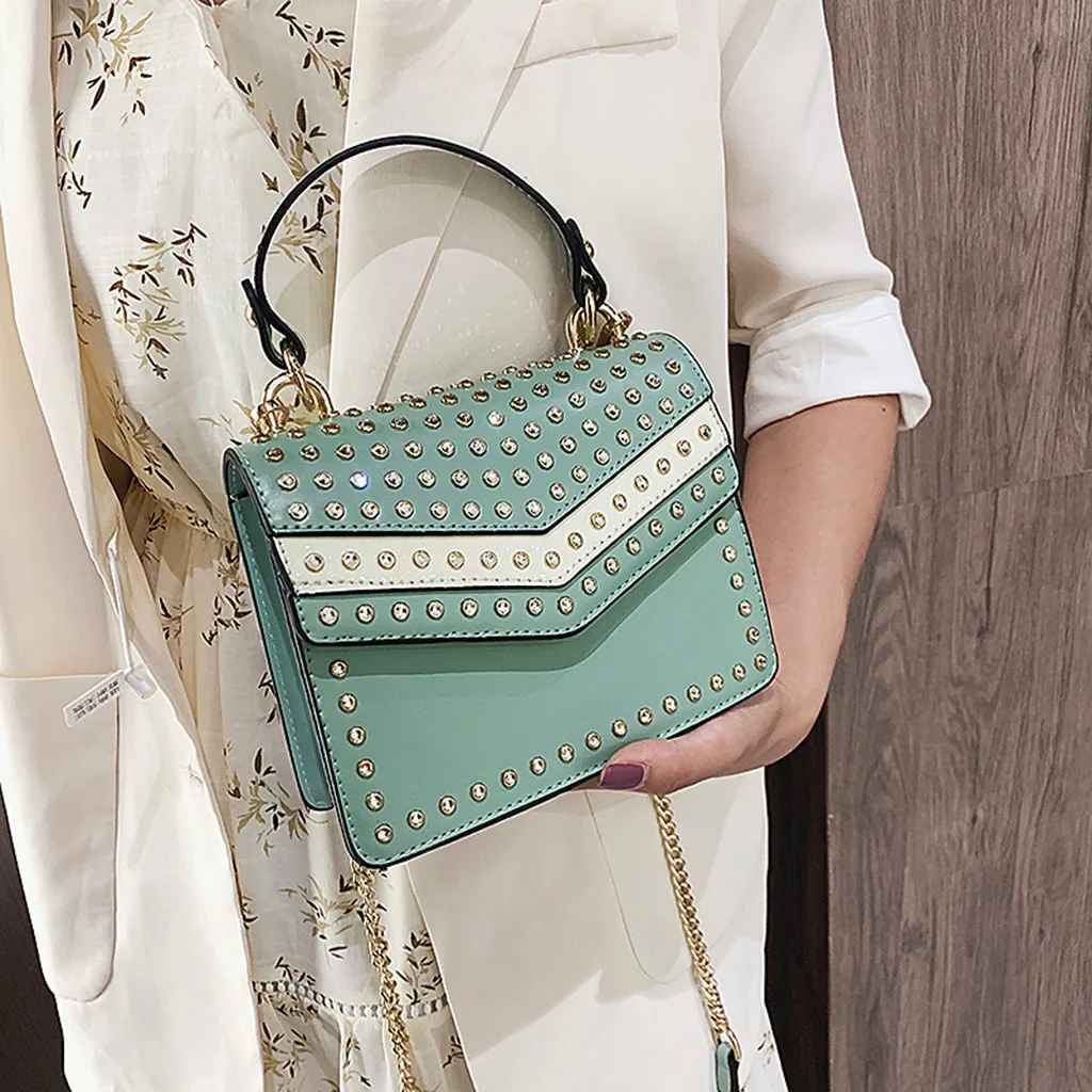 Сумки для женщин 2019 Новая Осенняя модная сумка мессенджер маленькая квадратная