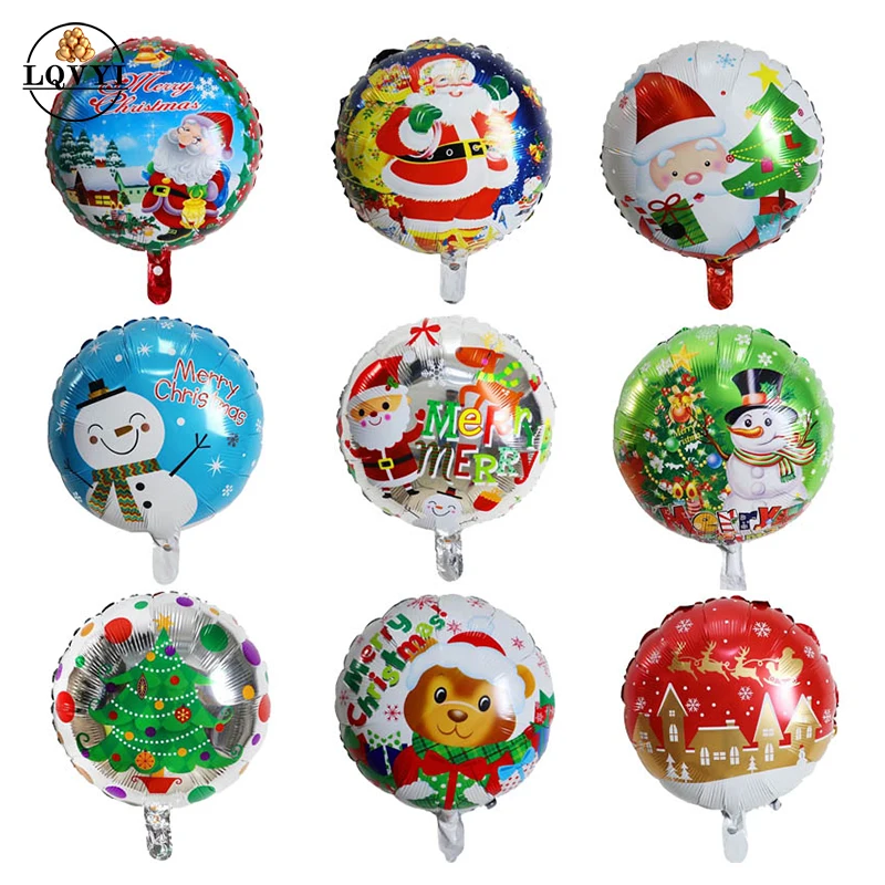 10 шт Рождественские шары Санта ClauseSnowman Рождественская елка новогоднее