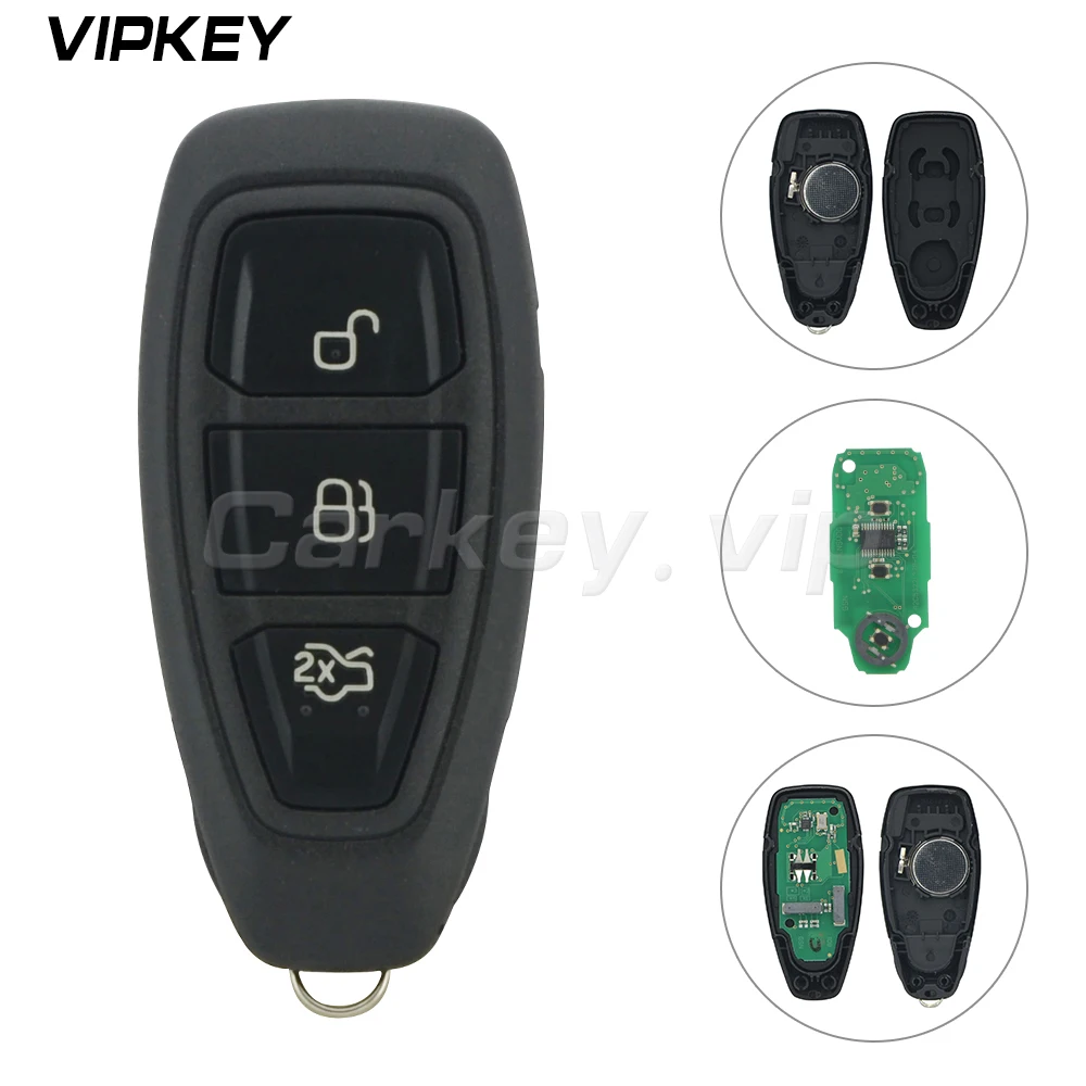 Remotekey 5wk50170 KR55WK48801 дистанционный смарт-ключ 3 кнопки 433 МГц для Ford Focus Fiesta Mondeo C-Max Kuga 2011 2012 2013