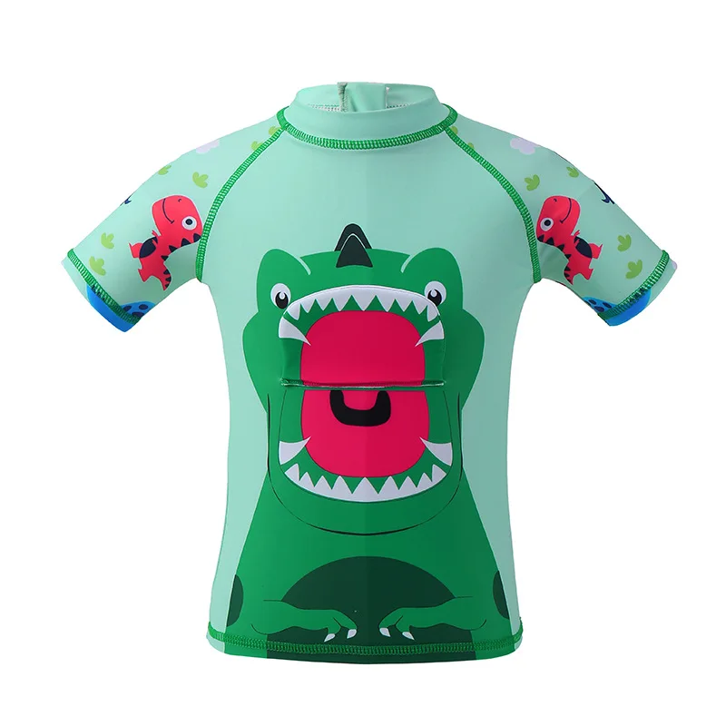 Children's Swimsuit Dinosaur Bathing Suit Kids UV Protection Summer Beach Swimming Surfing Wear Boys Swimwear Rash Guard Boy