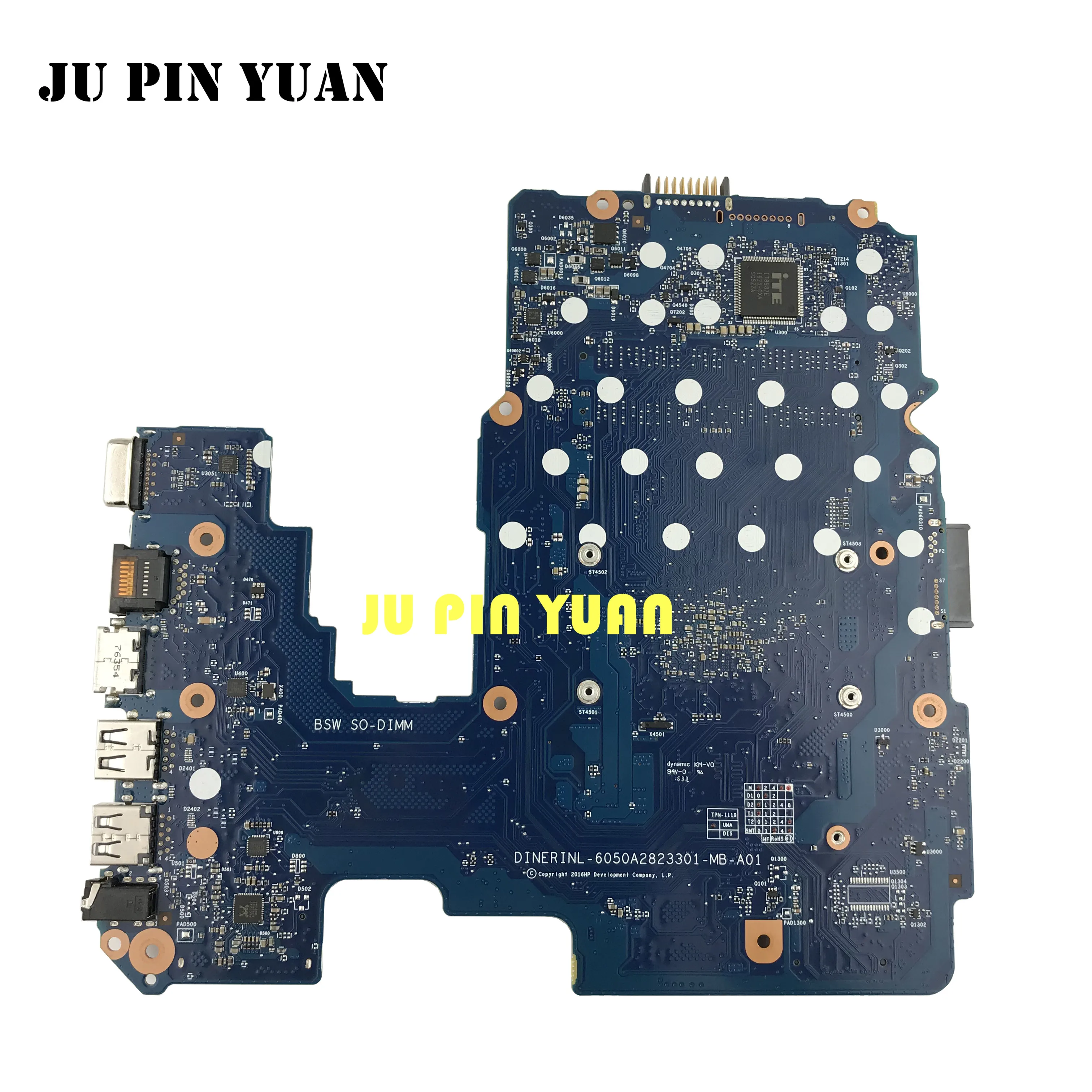 858040 001 501 Материнская плата для ноутбука HP 14 AM с SR2KN N3060 6050A2823001 MB A01 полностью