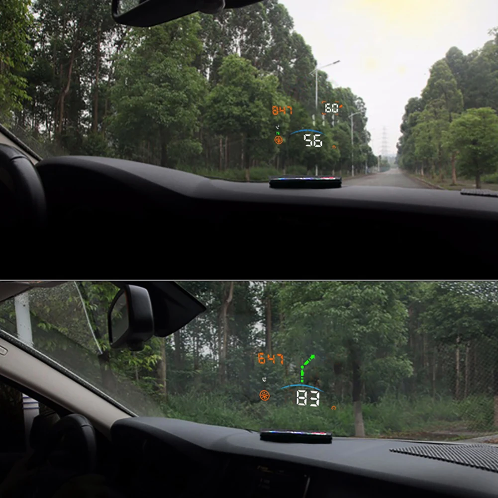 

Navigation GPS Universal HUD Heads Up Display Car Digital Auto Projection Intelligent Speed Measurement Gadgets