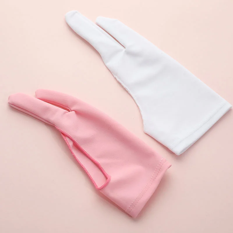 

1PCS Two-finger Drawing Gloves Suitable For Both Right And Left Hand Anti-fouling Gloves For Any Graphics Drawing Tablet