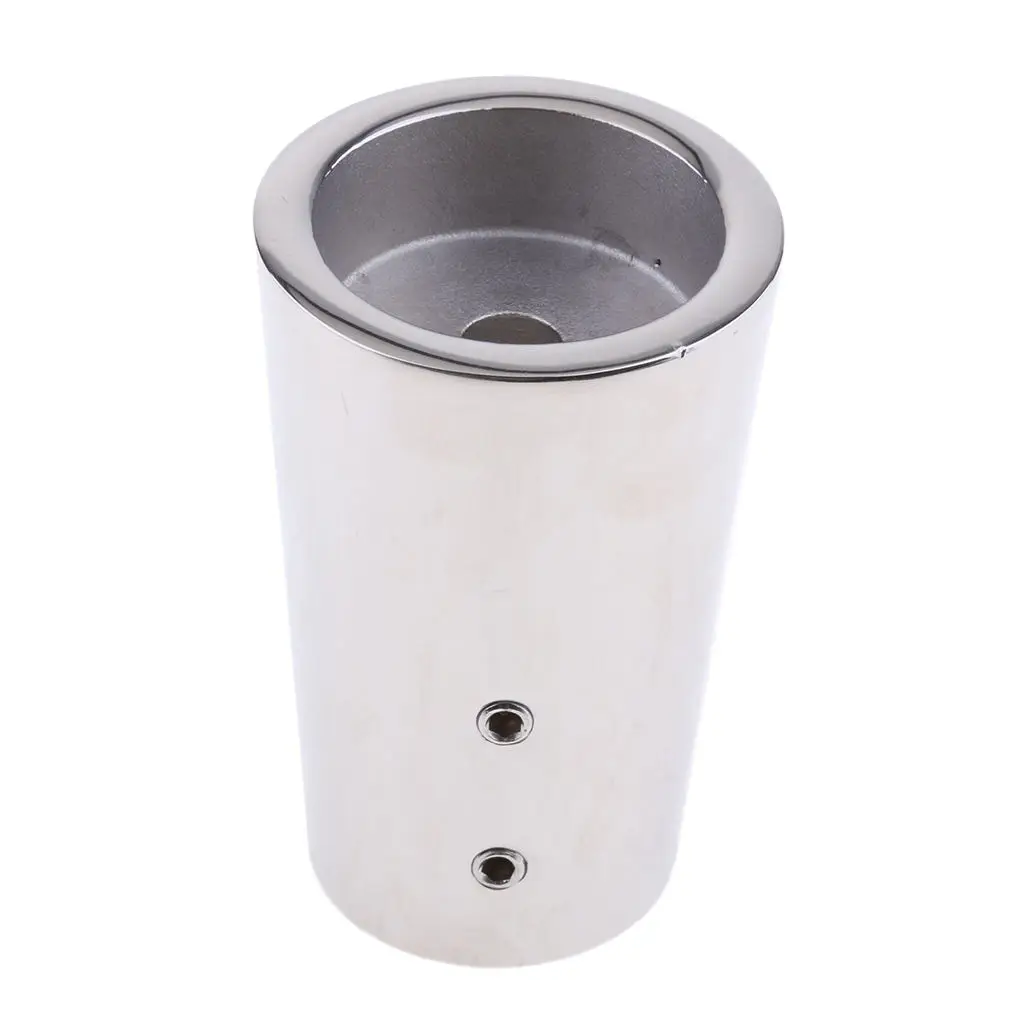 

1Pc Stainless Steel Heavy Duty Railing Handrail Cone Pipe Base for Marine