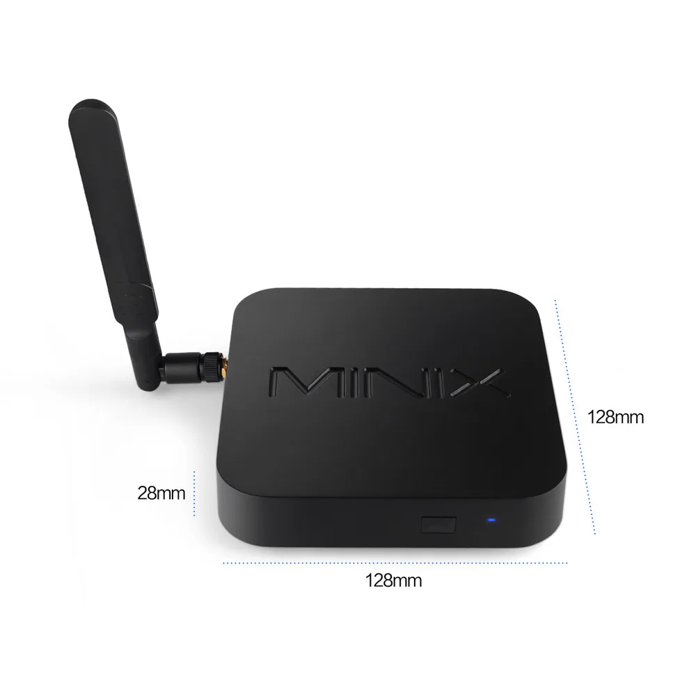 Мини ТВ приставка MINIX NEO 4K Ultra HD Android медиахаб Amlogic 4 Гб DDR4 32 ГБ eMMC Smart TV BOX Dolby Видео