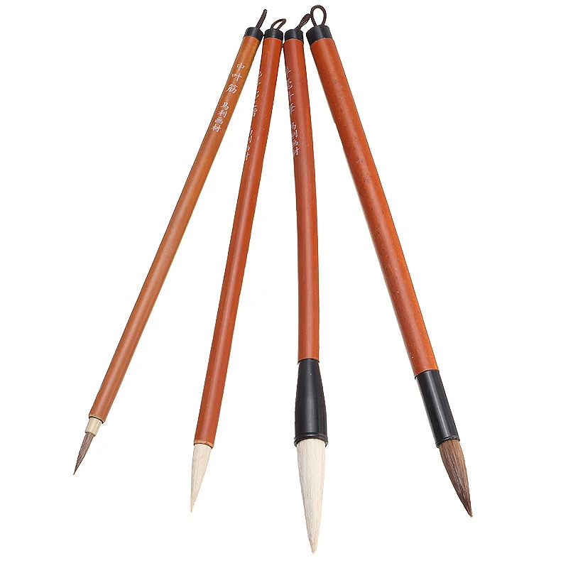 Кисти для рисования китайские 4 шт. | Дом и сад