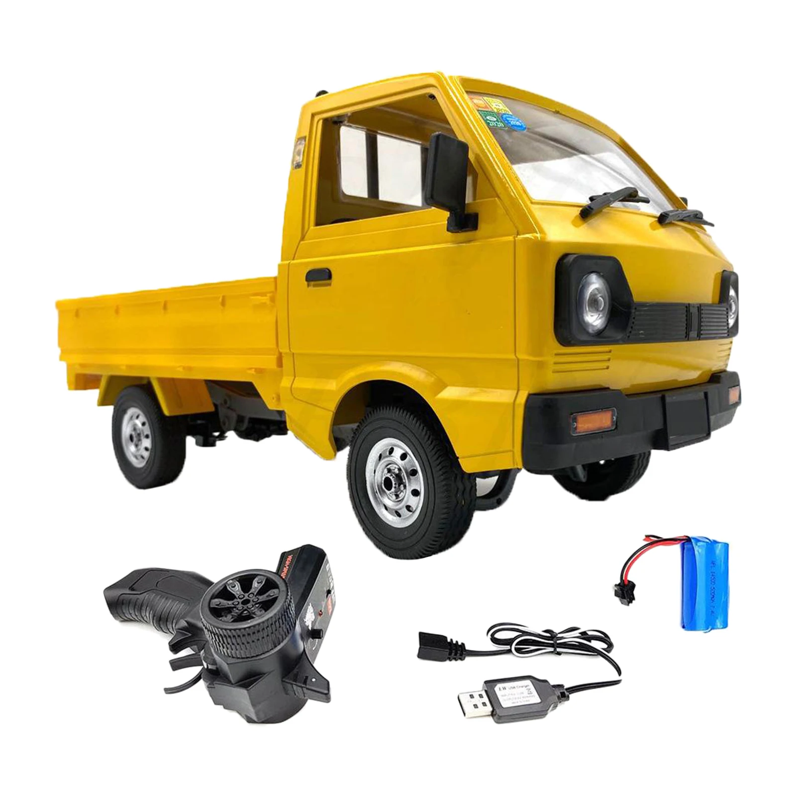

1pc Toy WPL RC Truck Car 1/10 4WD and 1-3 Battery Electric Hobby Toy