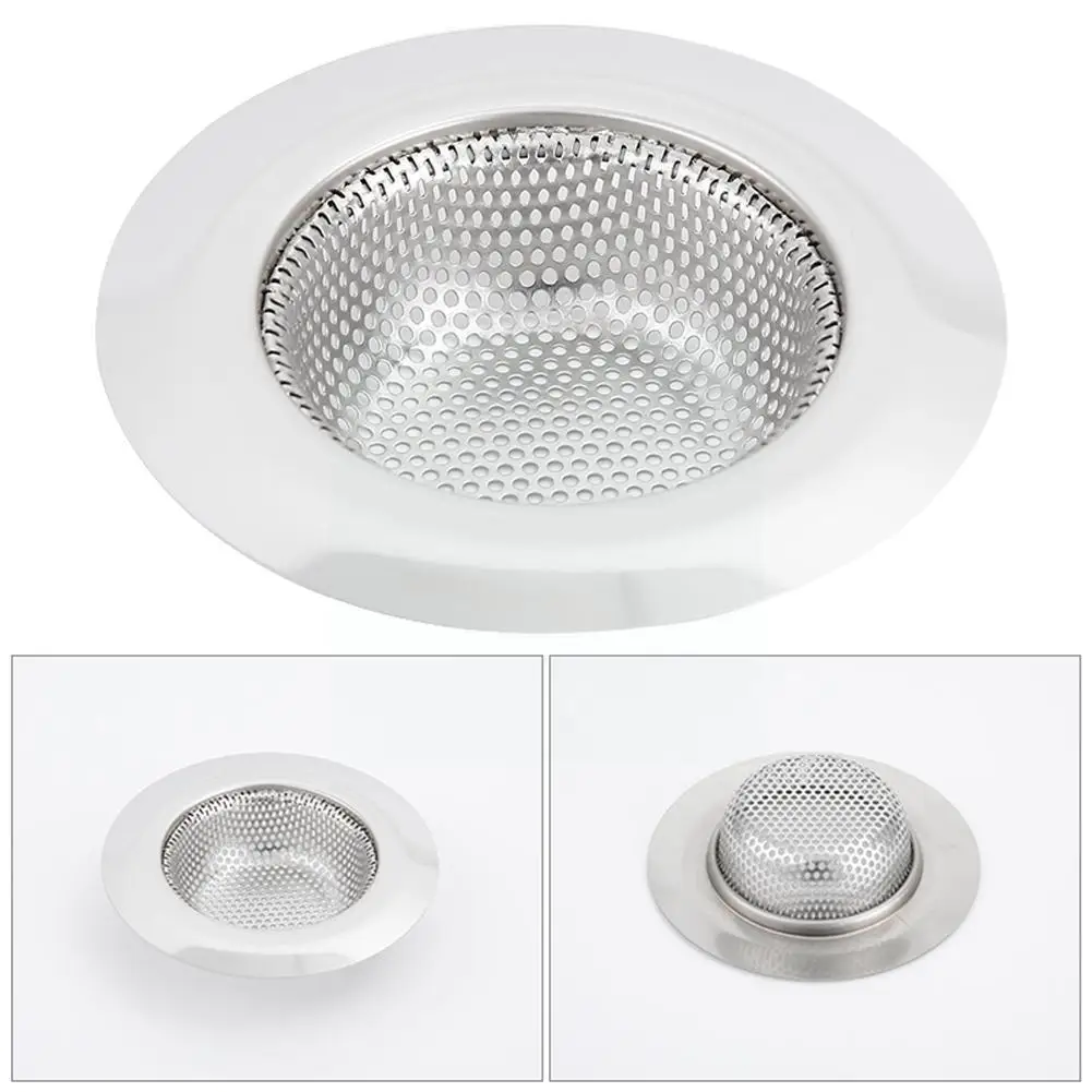 

1pcs Steel Kitchen Sink Strainers Basket Kitchen Bathroom J5U4 Sink Drain Accessories Drain Protector P9R4