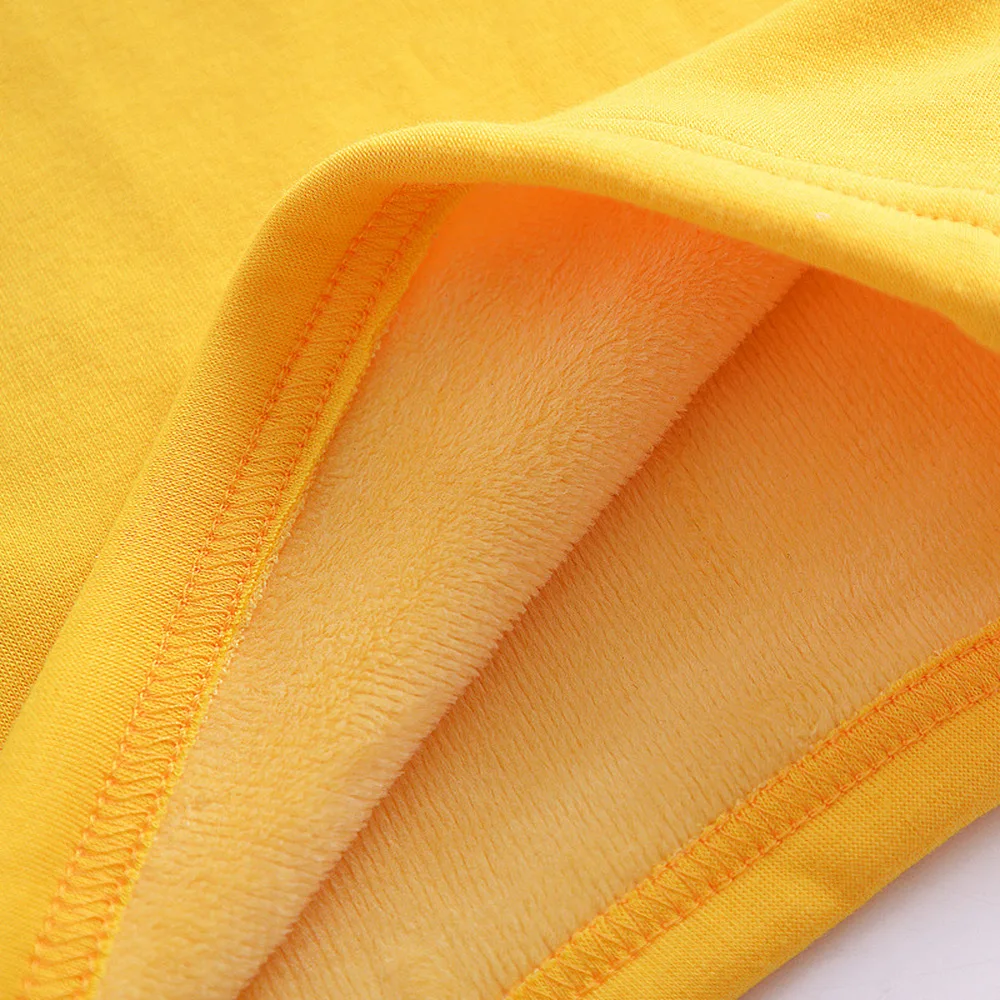 Футболка с длинным рукавом для мальчиков и девочек толстым круглым воротником