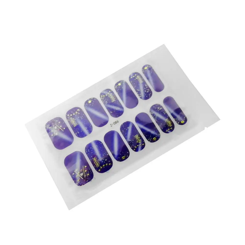 1 упаковка 3D Алмазные Наклейки для ногтей накладные ногти художественные