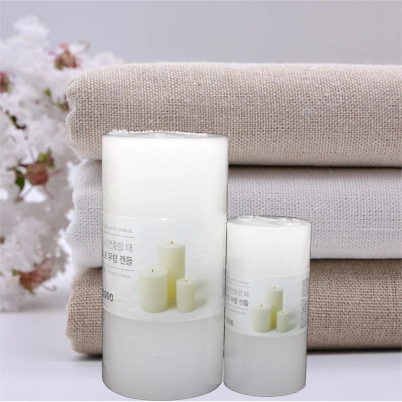 Nordic White Candles Smokeless Romantic Handmade for Wedding Party Home Banquet Table Decoration Church Supplies Christmas Gift | Дом и сад