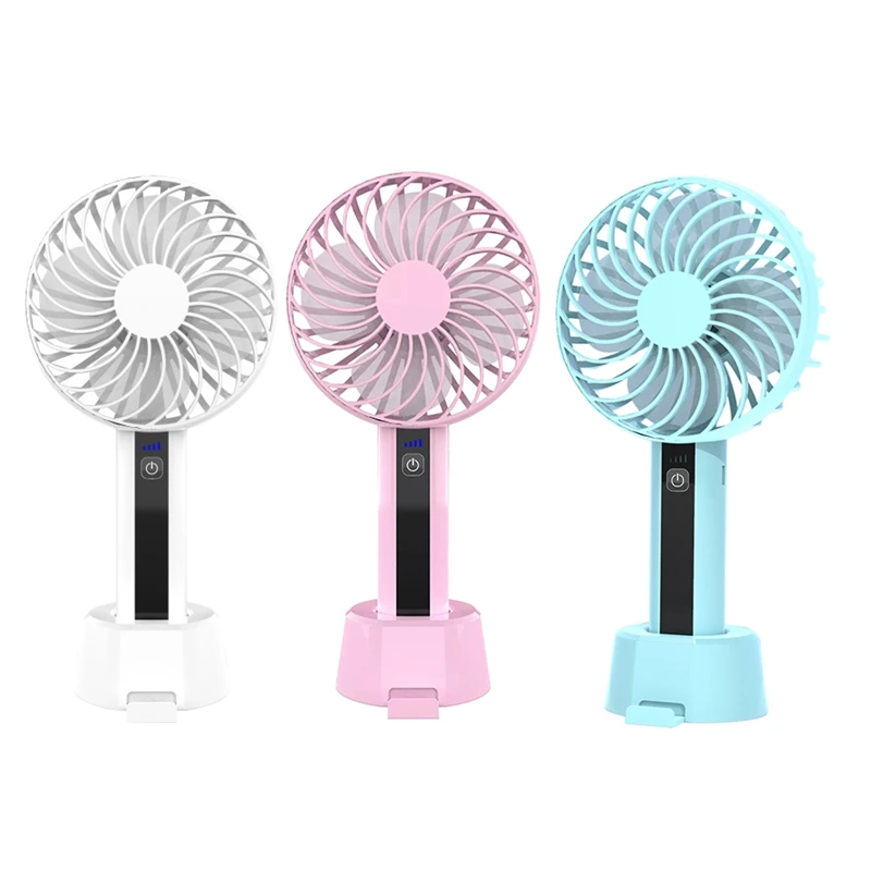 

Mini Fan USB Charge Small Fan Student Air Facial Fan Ventilator Battery Rechargable Fan Portable Hand Fan