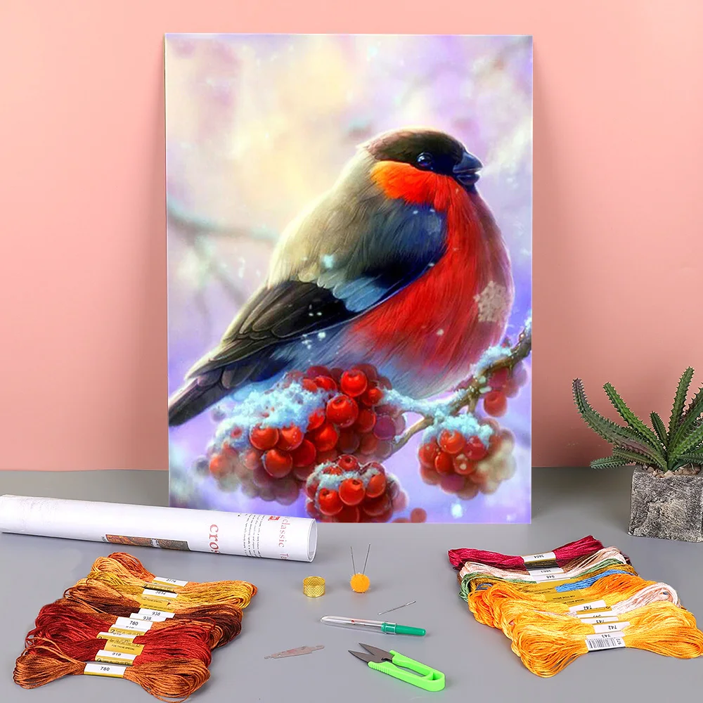 

Холст с рисунком животных и птиц 11CT, Набор для вышивки крестиком «сделай сам», нитки DMC, рукоделие, шитье, рукоделие, штампованный подарок