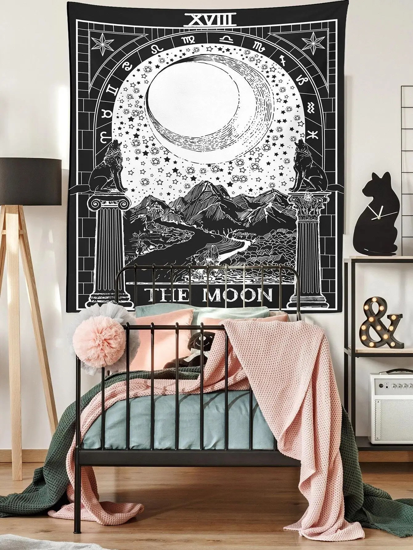 

Колдовство Таро гобелен настенный гобелен Луна горная стена гобелен хиппи Спальня Гостиная Декор Бохо художественный ковер